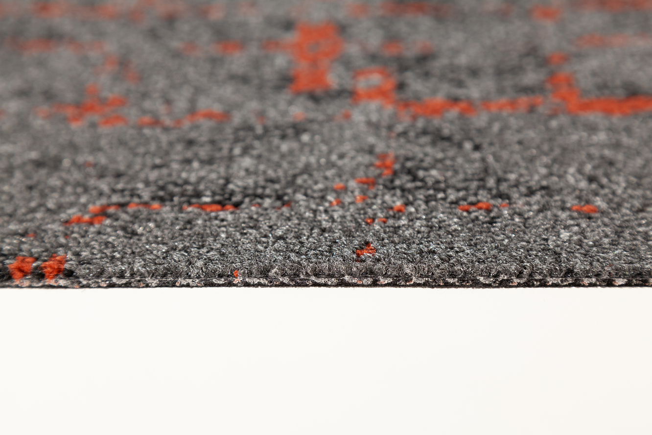 Ковровая плитка Associated Weavers Macro Tile цвет 91 Sunset 500×500×6